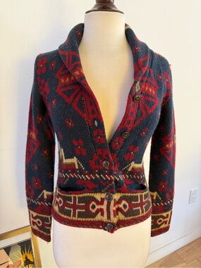 Ralph Lauren Denim & Supply Southwestern Shawl Collar Cardigan